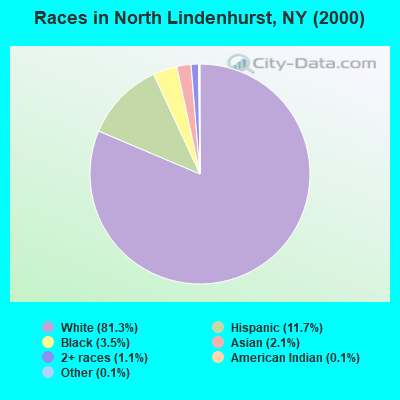 Races in North Lindenhurst, NY (2000)