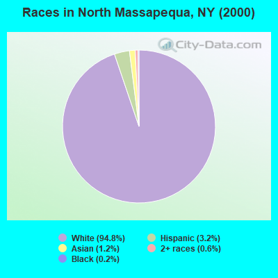 Races in North Massapequa, NY (2000)