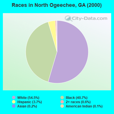 Races in North Ogeechee, GA (2000)