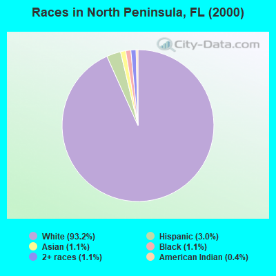Races in North Peninsula, FL (2000)