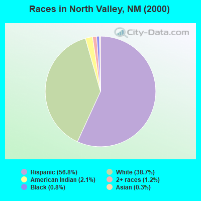 Races in North Valley, NM (2000)