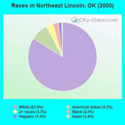Races in Northeast Lincoln, OK (2000)