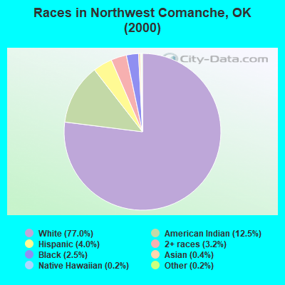 Races in Northwest Comanche, OK (2000)