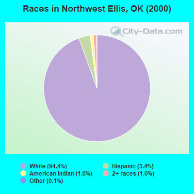 Races in Northwest Ellis, OK (2000)