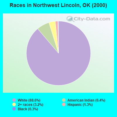 Races in Northwest Lincoln, OK (2000)