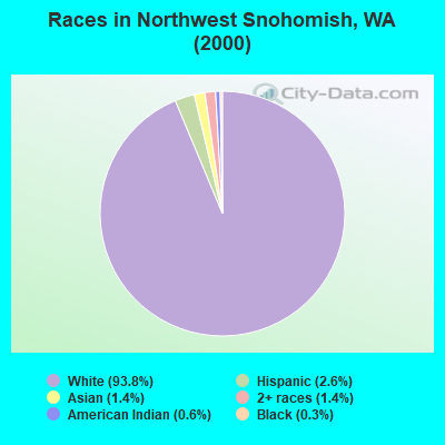 Races in Northwest Snohomish, WA (2000)