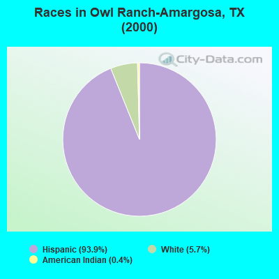 Races in Owl Ranch-Amargosa, TX (2000)