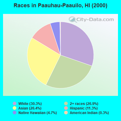 Races in Paauhau-Paauilo, HI (2000)