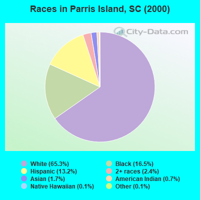 Races in Parris Island, SC (2000)