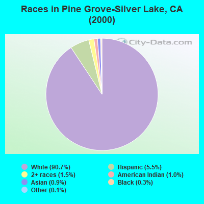 Races in Pine Grove-Silver Lake, CA (2000)