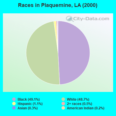 Races in Plaquemine, LA (2000)