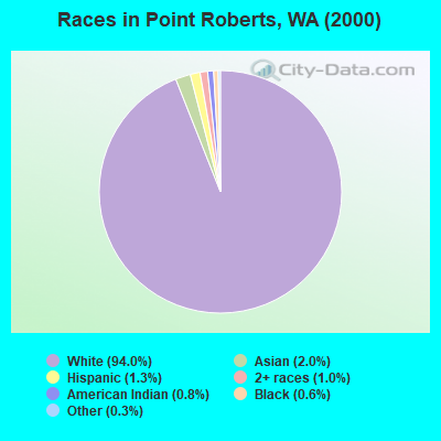 Races in Point Roberts, WA (2000)