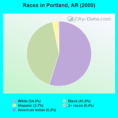 Races in Portland, AR (2000)