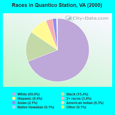 Races in Quantico Station, VA (2000)