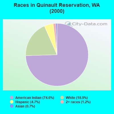 Races in Quinault Reservation, WA (2000)