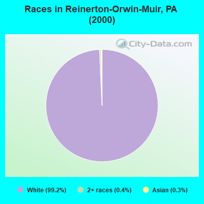 Races in Reinerton-Orwin-Muir, PA (2000)
