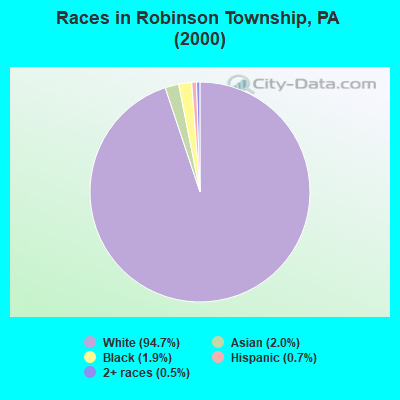 Races in Robinson Township, PA (2000)