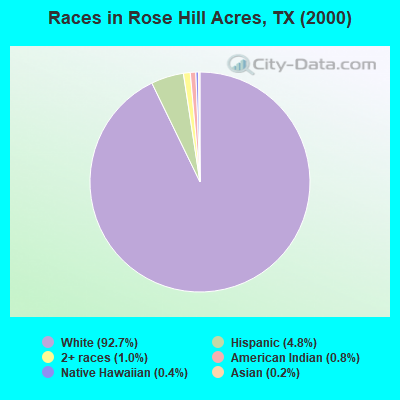 Races in Rose Hill Acres, TX (2000)