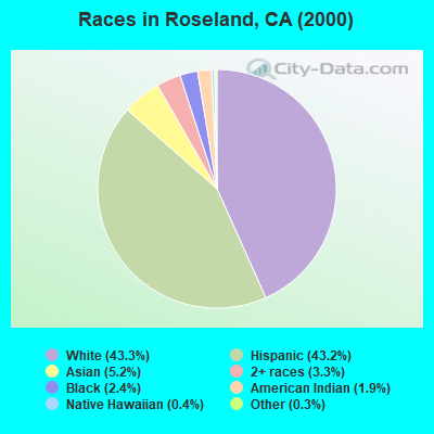 Races in Roseland, CA (2000)