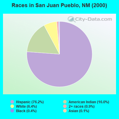 Races in San Juan Pueblo, NM (2000)