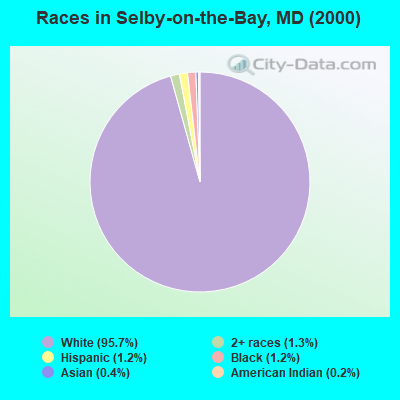 Races in Selby-on-the-Bay, MD (2000)