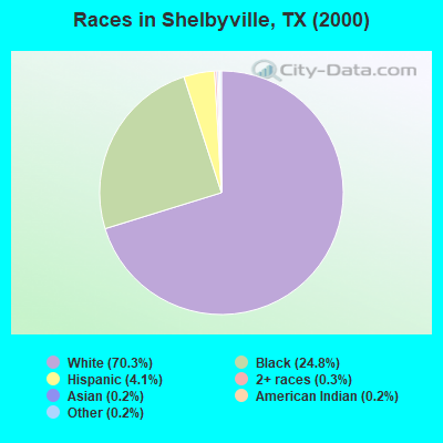 Races in Shelbyville, TX (2000)