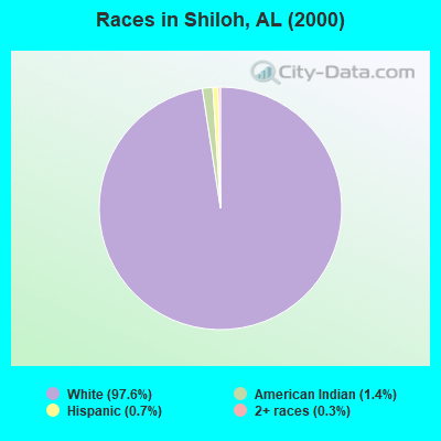 Races in Shiloh, AL (2000)