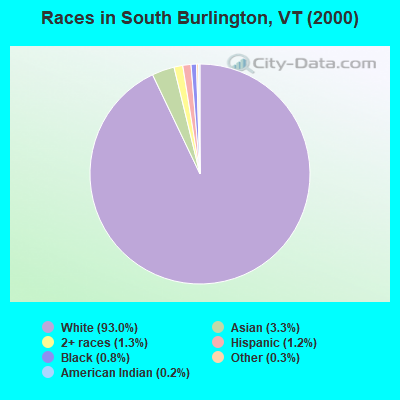 Races in South Burlington, VT (2000)