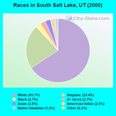 Races in South Salt Lake, UT (2000)