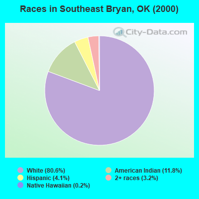 Races in Southeast Bryan, OK (2000)