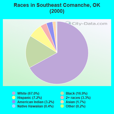 Races in Southeast Comanche, OK (2000)