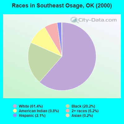 Races in Southeast Osage, OK (2000)