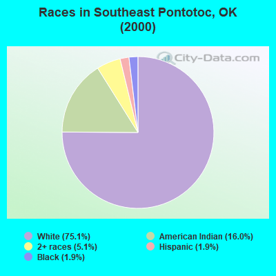 Races in Southeast Pontotoc, OK (2000)