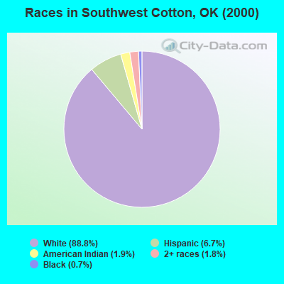 Races in Southwest Cotton, OK (2000)
