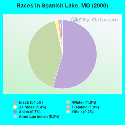 Races in Spanish Lake, MO (2000)