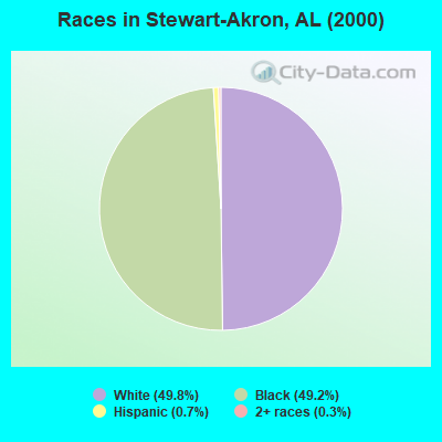 Races in Stewart-Akron, AL (2000)