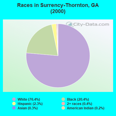 Races in Surrency-Thornton, GA (2000)