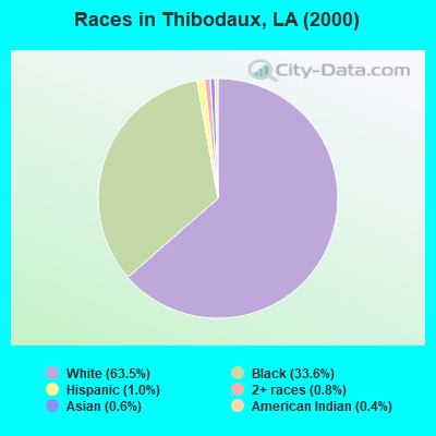 Races in Thibodaux, LA (2000)