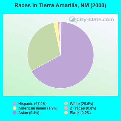 Races in Tierra Amarilla, NM (2000)