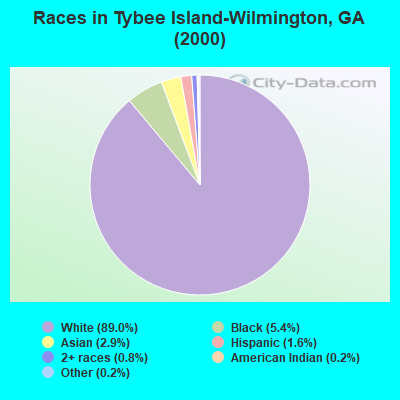 Races in Tybee Island-Wilmington, GA (2000)
