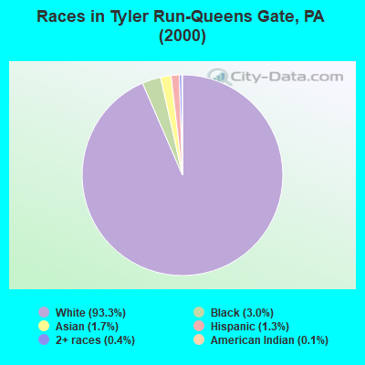 Races in Tyler Run-Queens Gate, PA (2000)