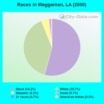 Races in Waggaman, LA (2000)