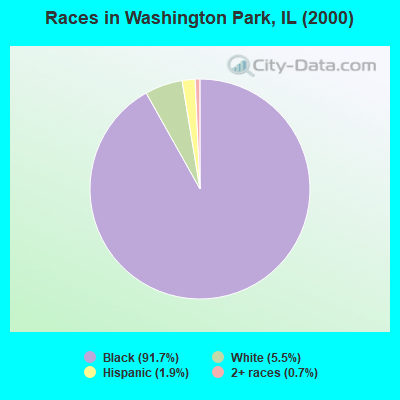 Races in Washington Park, IL (2000)
