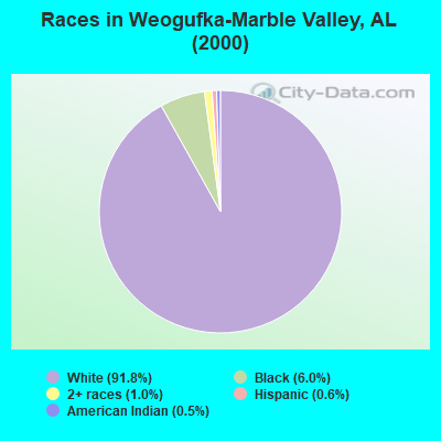 Races in Weogufka-Marble Valley, AL (2000)
