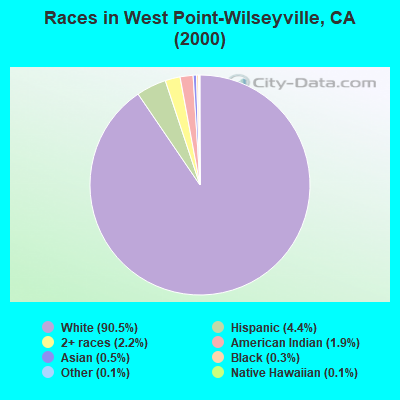Races in West Point-Wilseyville, CA (2000)