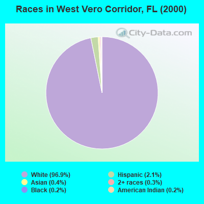 Races in West Vero Corridor, FL (2000)