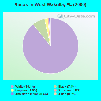 Races in West Wakulla, FL (2000)