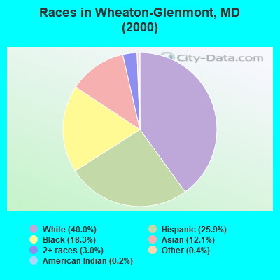 Races in Wheaton-Glenmont, MD (2000)