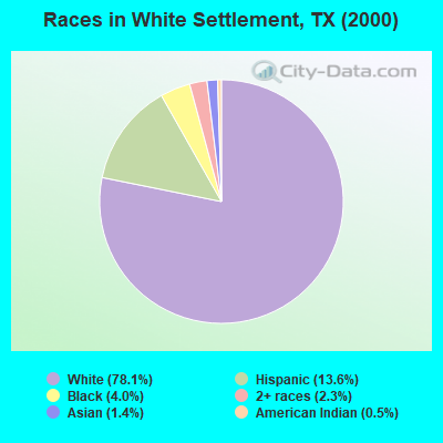 Races in White Settlement, TX (2000)