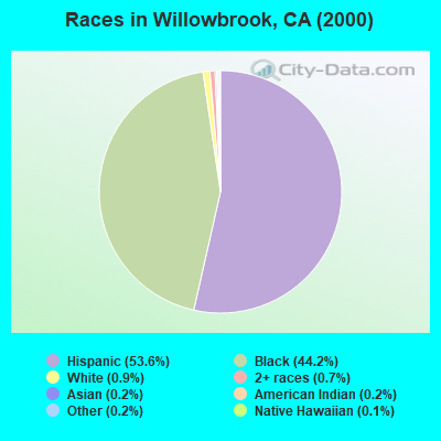 Races in Willowbrook, CA (2000)